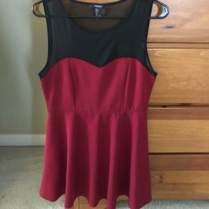 Forever 21 Red Skater Dress